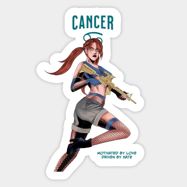 Cancer Sticker by sffuma